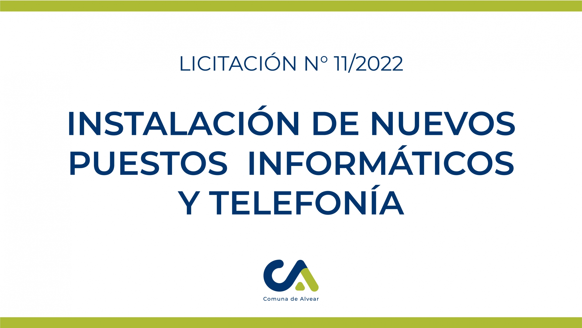 LICITACIÓN PÚBLICA Nº 11/22 