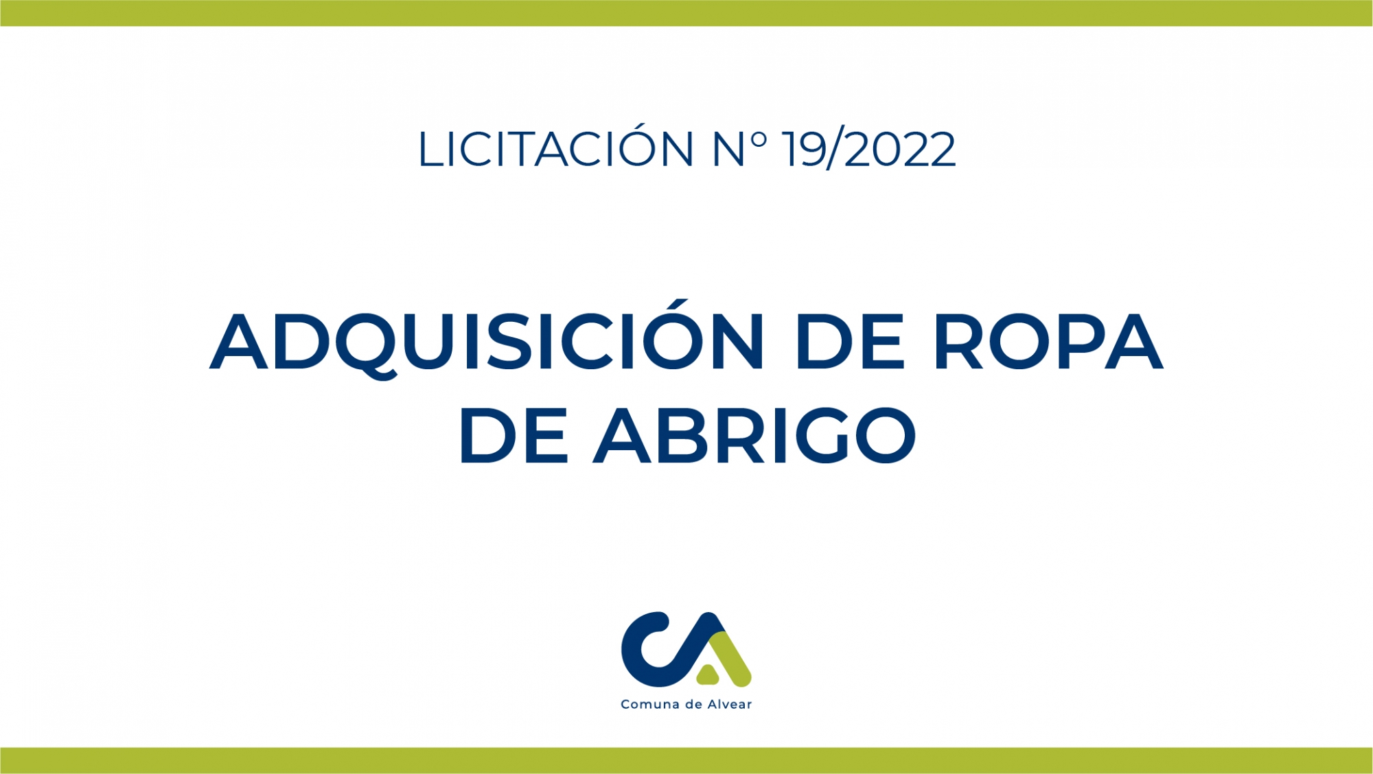 LICITACIOÓN PÚBLICA N° 19/22