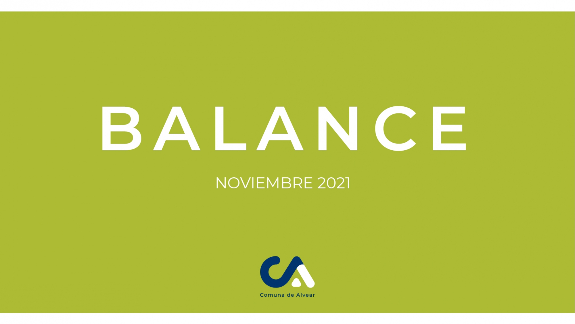 BALANCE NOVIEMBRE 2021
