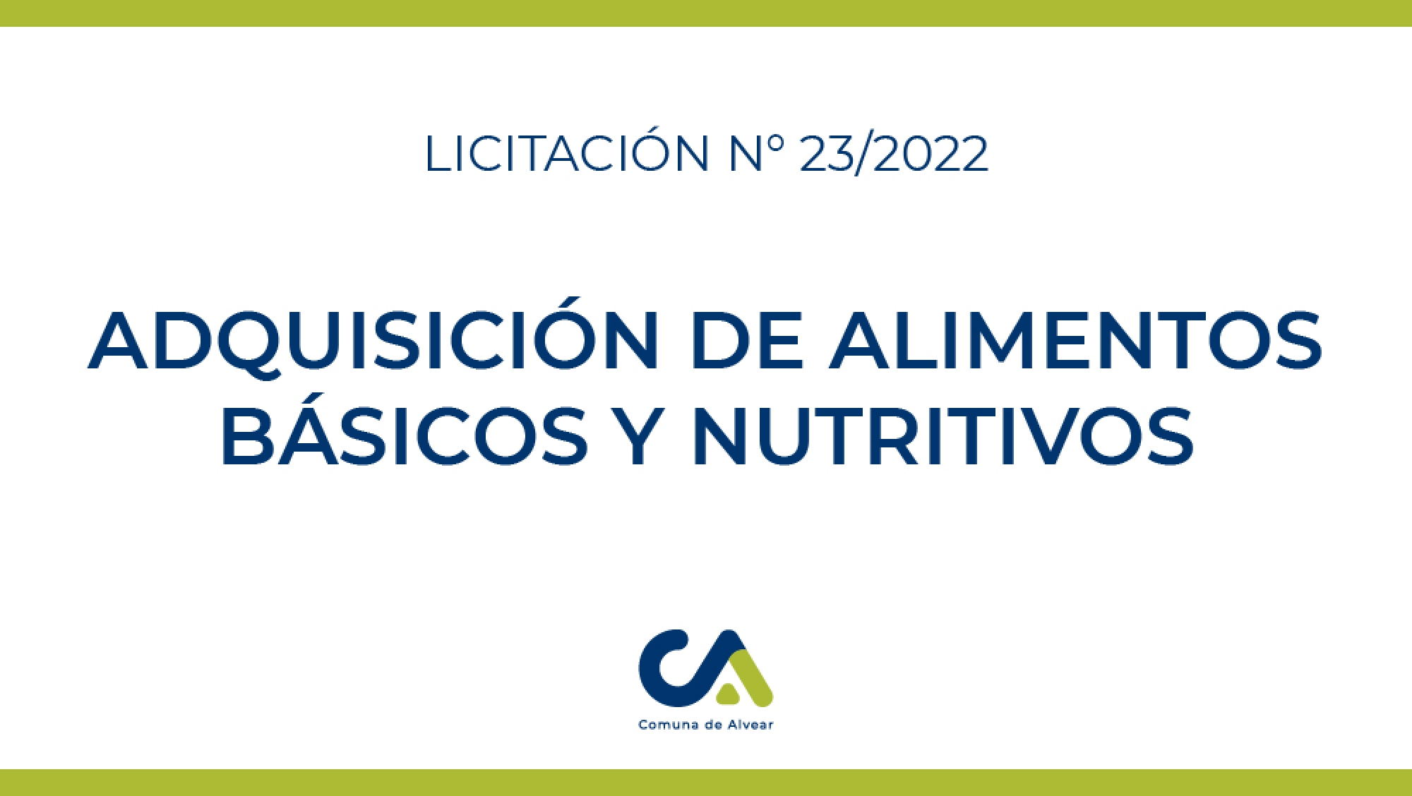 LICITACIÓN PÚBLICA N° 23/2022
