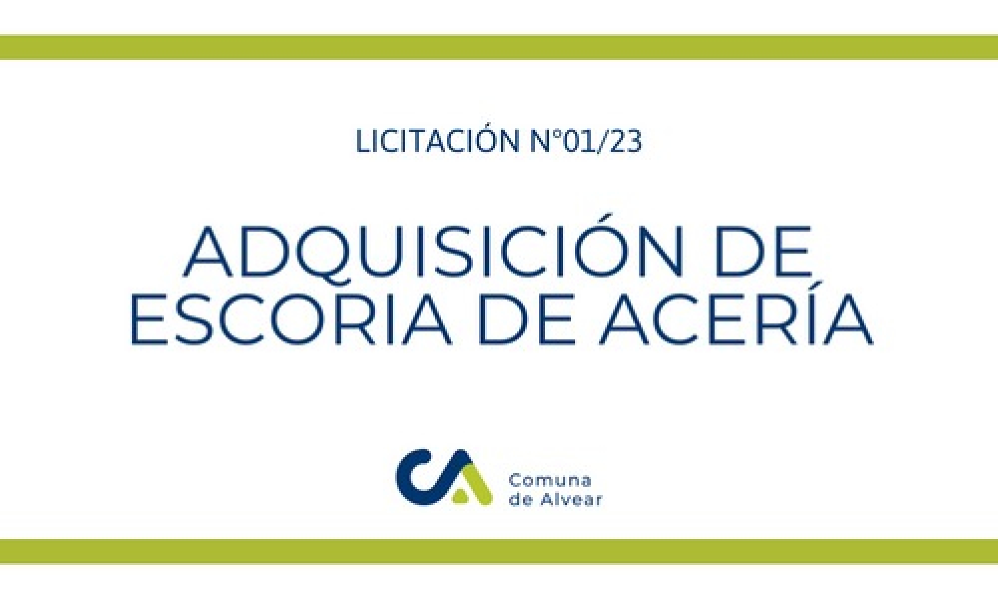 LICITACIOÓN PÚBLICA N° 01/23
