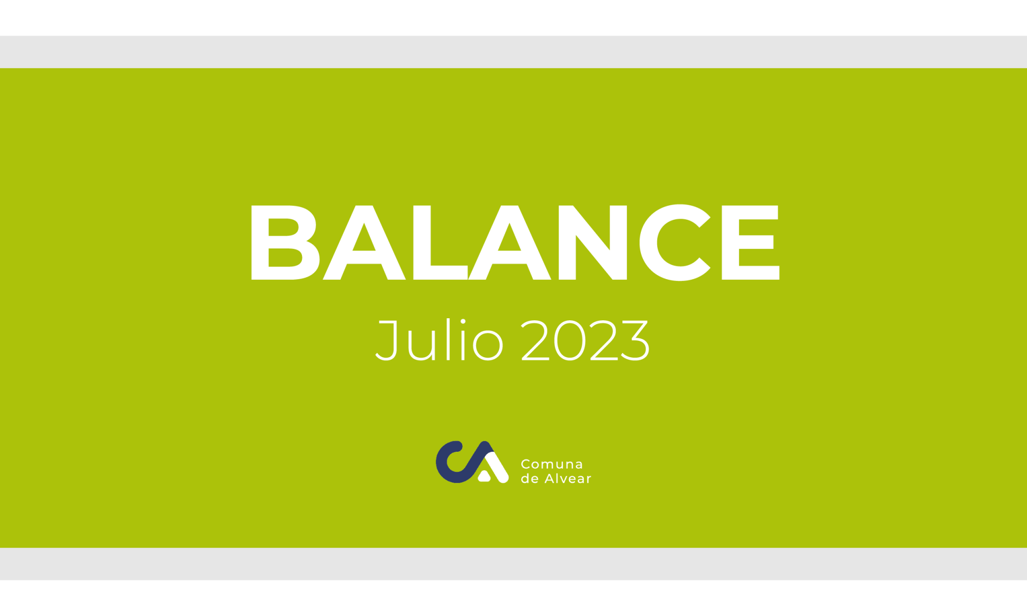 Balance Julio 2023