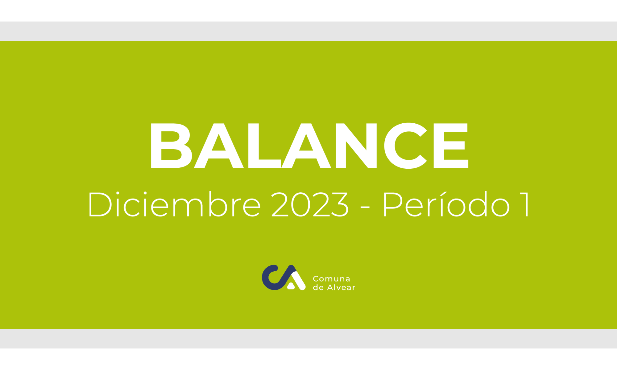 Balance de Tesorería Diciembre 2023 - Período 2