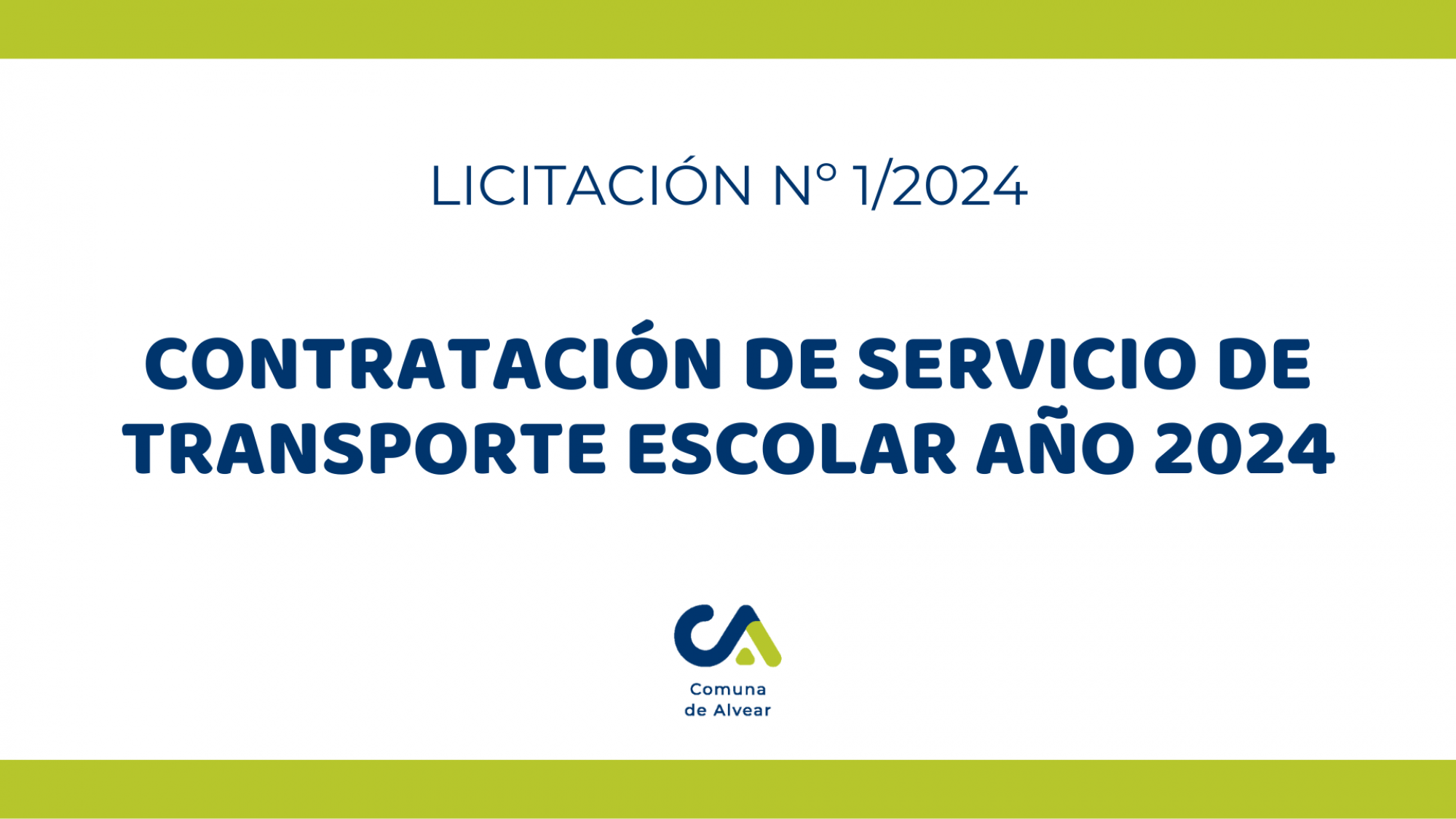 Licitación Pública Nº 1/2024