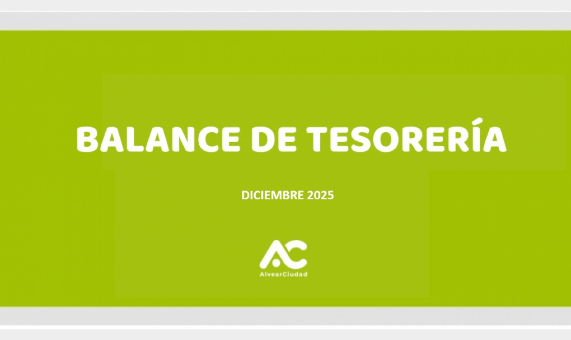 Balance Diciembre 2025